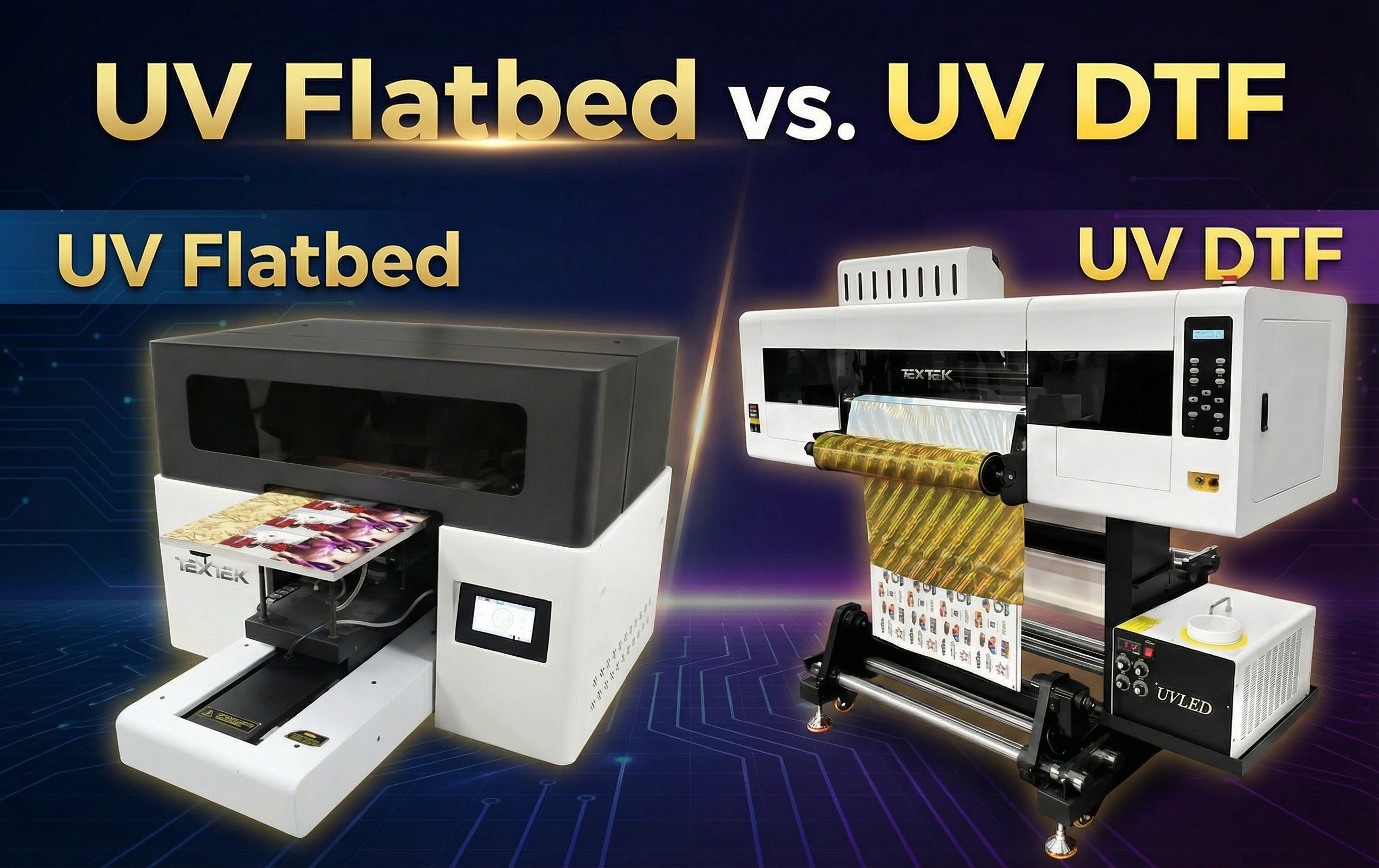 UV Flatbed vs. UV DTF Printing: Which Technology Suits Your Business in 2026?